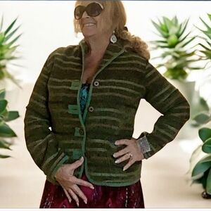 KORET Fall Winter Jacket  size Med covent Garden Fern NWT great earthy colors .